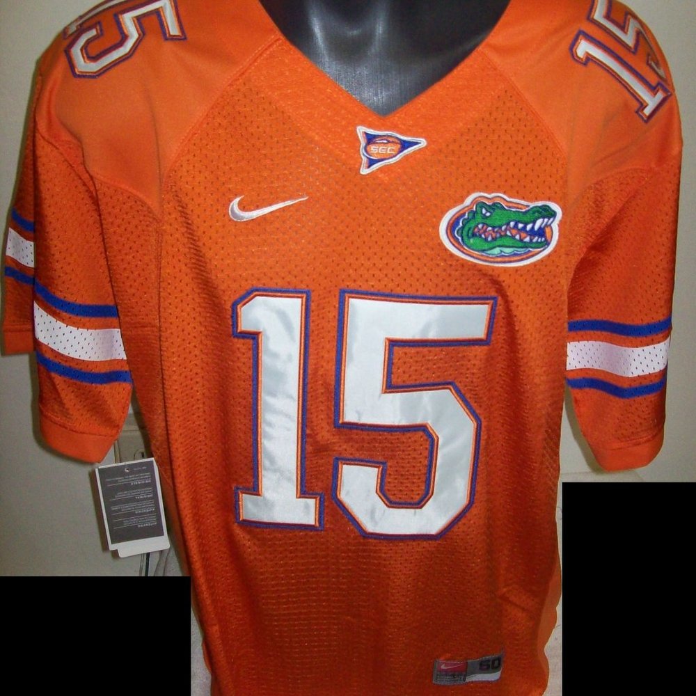 FLORIDA GATORS #15 TEBOW Sewn Jersey  ORANGE 3X